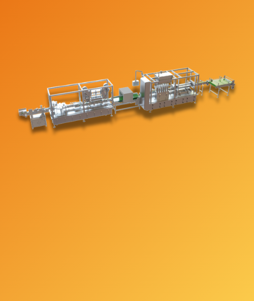 Otomatik Konveyörlü Şişe Dolum Makinesi